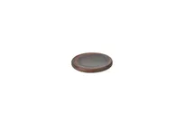 product of Mikasa 5351360 Gold Cone Plate – 5.91"W x 5.91"D x 0.79"H, Porcelain, Elegant Gold Finish