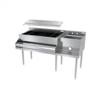 product of NBR Equipment N24-2B42 Blender Station Underbar Ice Bin/Cocktail Station