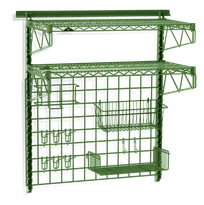 product of Steel Works SW1836GW-45P2 Track Shelving Kit