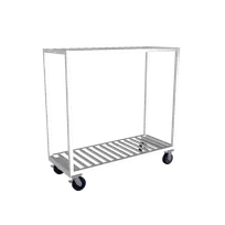 product of Winholt ALMTB-60-224 Cooler Bar Liner, 24" x 60", 2 Shelves, 1000 lb Capacity, 48.4" Spacing, 72" H
