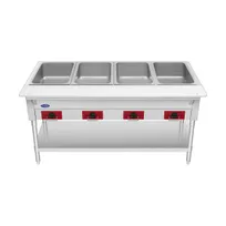 product of Atosa USA EHS-OW-4 58" 4-Well Electric Steam Table, Undershelf, 120V