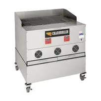product of Cookshack CB036 38" Cast Iron Wood Burning Charbroiler, Free Standing / Wood Fired
