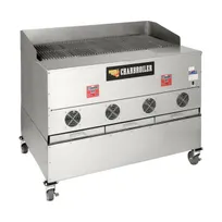 product of Cookshack CB048 50" Cast Iron Wood Burning Charbroiler, Free Standing / Wood Fired