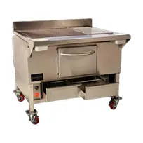 product of Champion Tuff Grills TG 36 36" Cast Iron Wood Burning Charbroiler, Free Standing / 15,000 BTU