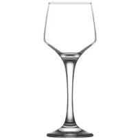 product of LAV HORECA LYN508 Lyon Liqueur Wine Glass, 2 3/4 oz, 5.5" H, 1.75" R, Soda Lime Fine Rim - 12/Case
