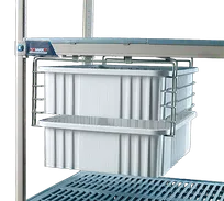 product of Metro MXSS2E Max i Super Slide, 21-5/8"W x 20-3/8"D x 10-1/4"H, Taupe Epoxy, 3-8" Tote Capacity