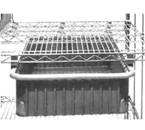 product of Metro US24NA Super Erecta Adjustable Undershelf Slide, 24" Wire Shelf, Fits Any Width Tote, 1 Pair