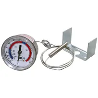 product of AllPoints 621108 Refrigerator Freezer Thermometer, 2" Dial U-Clamp, -40°F to 65°F, 2" Dial, CCC Z-322