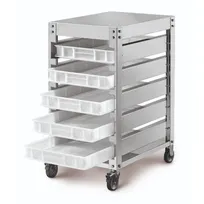 product of Omcan USA 48678 Trolley, 5-tier, 23.6" x 15.75" pasta trays