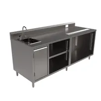 product of BK Resources BEVT-3084L Beverage Table, 84"W X 30"D