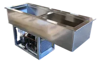 product of BK Resources E-SL-CP1-2 Slim Line Drop-In Cold Pan, (2) Wells