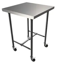 product of BK Resources FVT-3030 Pub Table, 30"D X 30"D, 18 Guage Stainless Steel
