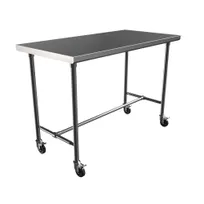 product of BK Resources FVT-4830 Pub Table, 48"D X 30"W, 18 Guage Stainless Steel