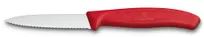 product of Victorinox 6.7631-X2 Paring Knife – 3.25" Red Handle, Wavy Blade, 3" Length – 1/Box