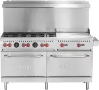 product of Vulcan SX60F-6B24G-QS-PLATINUM Gas 60" Restaurant Range