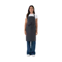 product of Chef Works F8-DGY-0 Bib Apron – 34" L x 24" W, Dark Grey, 65/35 Poly/Cotton, Adjustable Neck