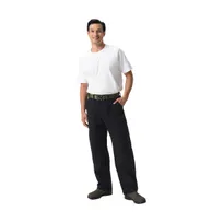 product of Chef Works PBN02-BLK-32 - Men's 9.9oz Pants, 32-34 Size, 100% Cotton, Black, Reinforced Knees, Hem