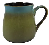 product of International Tableware 4416-146 Mug, 16 oz 3½" Dia x 3⅞" H, Blue/Green Glaze Ceramic - 1 Dozen