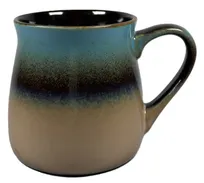 product of International Tableware 4416-147 Mug, 16oz, 3-1/2" dia. x 3-7/8" H, Blue/Tan Glaze Ceramic, 1 Dozen