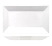 product of International Tableware EL-28 - China Platter 8" x 5-5/8" Porcelain, Dishwasher Safe - 1 Dozen