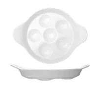 product of International Tableware ESC-85 China Escargot Plate