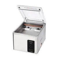product of Henkelman AERO 42XLII Vacuum Sealer, 16.5"W x 16"D x 7"H Chamber, Steel, 0.80 HP, 110-120V, 6ft Cord, ETL