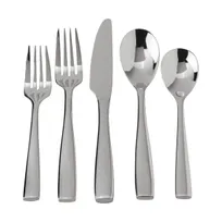 product of Mikasa 5263688 Dinner Knife, 9-2/5"L, Heavy Weight, Solid Handle, Stainless Steel, Delano - Dozen