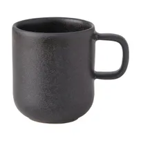 product of Mikasa 5275379 Obsidian Black Cup and Saucer Set, 6" Height, Elegant Tableware - MIK-5275379