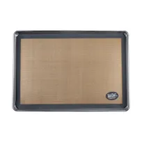 product of TableCraft Products 12493 Reusable Baking Mat, 24.5" x 16.5" Silicone, Tan, Cash & Carry