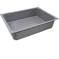 product of AllPoints 1321080 Drawer Pan Only – 20" x 20" x 5" H Thermoplastic Drawer Insert, Durable Plastic