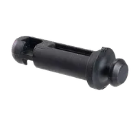 product of AllPoints 1901263 Beverage Dispenser Faucet Stem, Black Plastic, 2" Thread, Leak‑Resistant Design