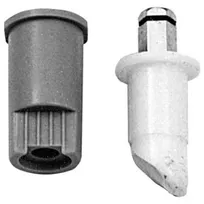 product of AllPoints 281164 Cam Hinge – Male & Female Replacement, Steel, 2" Length, Finish for Restaurant Doors