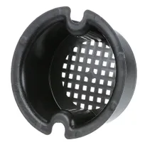 product of AllPoints 321444 Floor Drain Strainer – Deep Lip, 1‑3/8" H x 3‑1/2" Dia, Plastic, Kitchen Use