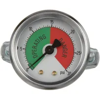 product of AllPoints 621063 Pressure Regulator – 1/4" NPT, 2" Dial Gauge, 0‑30 psi, Brass, Mount, U‑Bracket