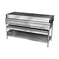 product of Jade JCB-48 48" Floor Model Gas Chicken Broiler w/ (8) Burners, 120.000 BTU
