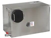 product of Grease Guardian GGX25M Manual Grease Trap, 32" Width, 16 Gal Tank, 25 GPM, 50+ lb Retention Steel UL499