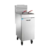 product of Vulcan 1VEG35M 15" Floor Model Natural Gas Full Pot Fryer, 40 Lbs - 70,000 BTU