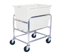 product of Winholt 30-6-A-WH NSF Aluminum Base Bulk Mover with 6 Bushel White Tub