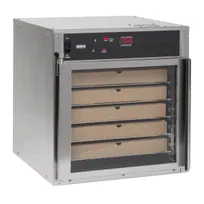 product of Nemco 6405 22x24x22" 1-Door Glass Holding Cabinet, 5 Racks, 18" Pizzas, 145°-187°F, 120V 1230W UL