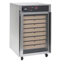 product of Nemco 6410 Half 1‑Door Glass Heated Cabinet 22×25×34 in Steel 8‑Box Pizza 120V 1230W 145‑187°F