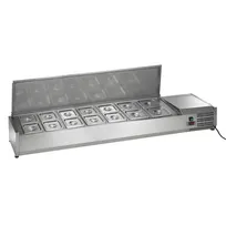 product of Arctic Air ACP63 63" Refrigerated Countertop Condiment Prep Station, 14 Pan Capacity
