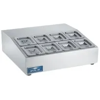product of Arctic Air ACP8SQ 27" Compact Countertop Refrigerated Prep Rail, 8 Pan Capacity