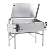 product of AccuTemp ALTES-40 Electric Tilting Skillet Braising Pan, 40 Gallon, Manual Tilt, Open Frame