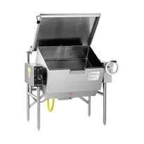 product of AccuTemp ALTGSE-30 Edge Series 30 Gallon Gas Tilting Skillet Braising Pan, Manual Tilt, 90.000 BTU