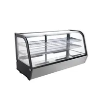 product of Black Diamond BDRCTD-200 48" Full Service Countertop Refrigerated Display Case with Sliding Glass Door, 2 Shelves - 7 cu. ft. / 340 w