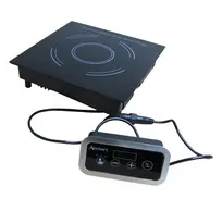 product of Adcraft IND-DR120V Single-Burner Drop-In Induction Cooker w/ Ceramic Glass Surface, RC Box