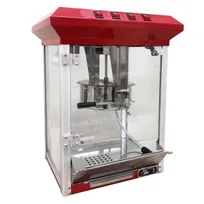 product of Adcraft PCM-8 8-Oz. Popcorn Machine by Admiral Craft w/ 23"W, 3-Switch Operation, Red Top