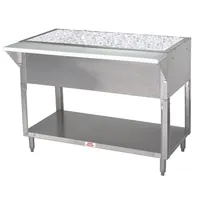 product of Advance Tabco CPU-3 47" Ice-Cooled Table with Undershelf, (3) Pan