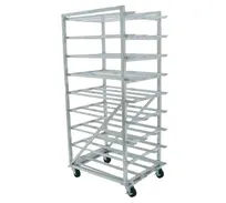 product of Advance Tabco CR10-162M Full Size Aluminum Mobile Can Rack w/ 162 Cans Size #10 or 216 Cans Size #5 Capacity