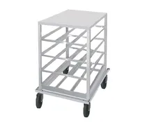 product of Advance Tabco CR10-72 Half Size Aluminum Mobile Can Rack with Aluminum Top, 72 Cans Size #10 Capacity